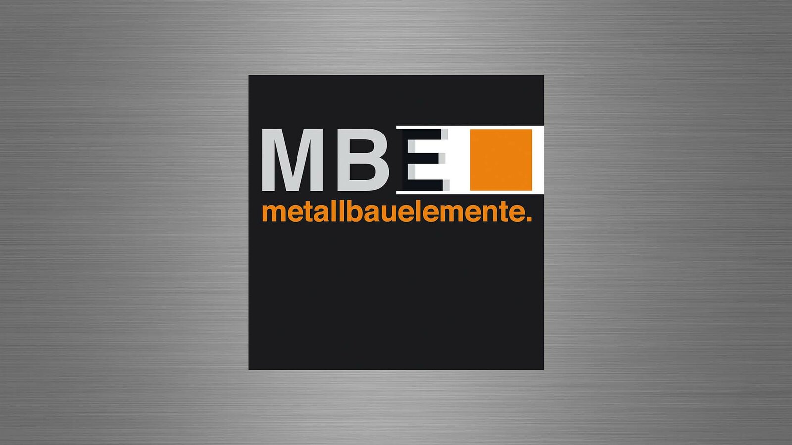Logog von MBE metallbauelemente GmbH